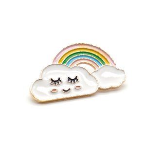 MOUNTAIN AND CLOUD ENAMEL PINS (3 PCES)